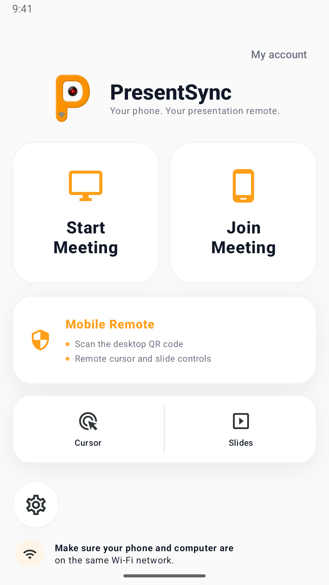 PresentSync · Home